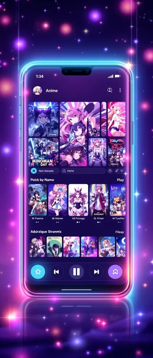 蓝光影视 APP 界面预览